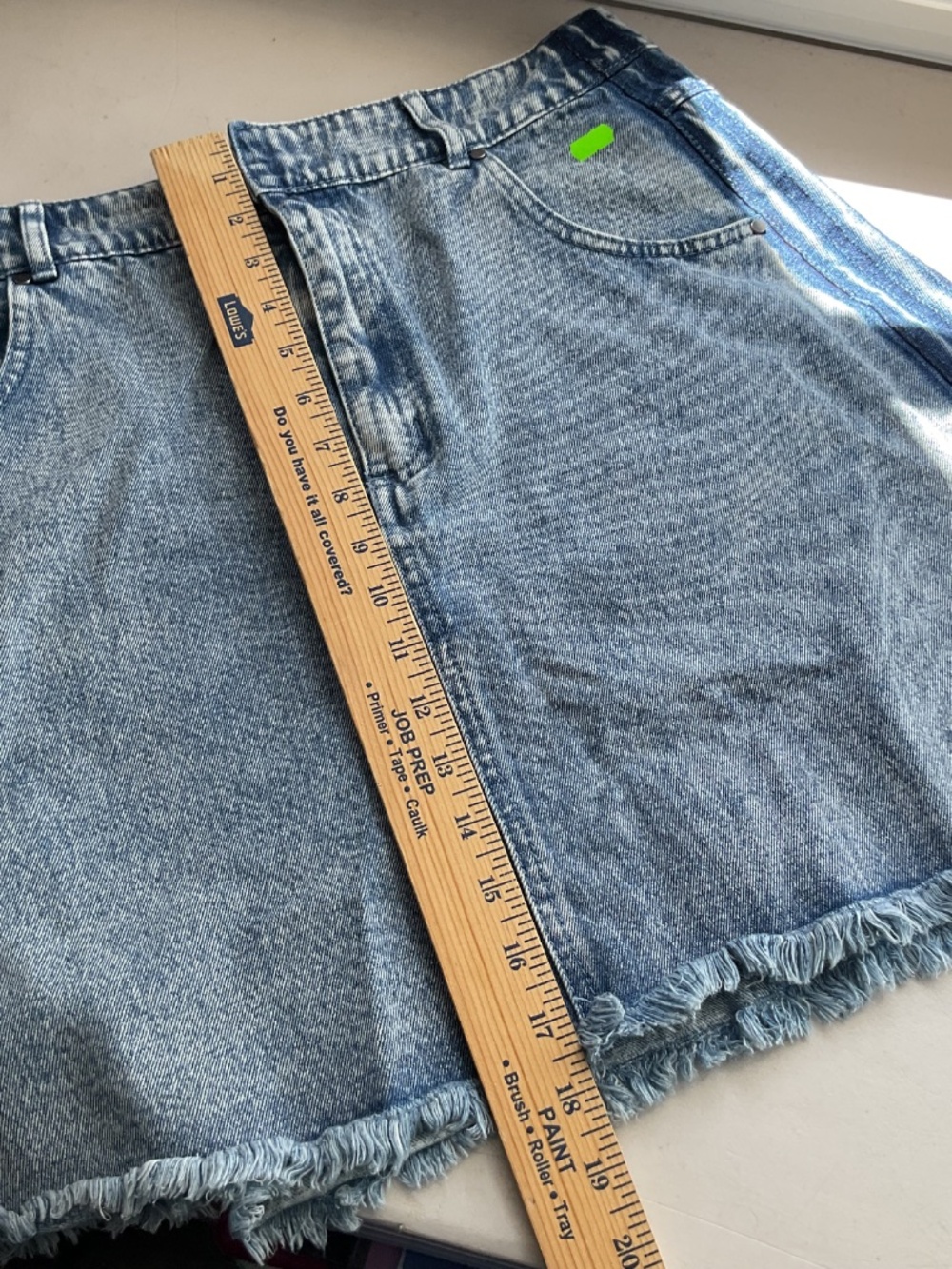 Adidas Kseniaschnaider Light Blue Denim Skirt Size M - Picture 3 of 7